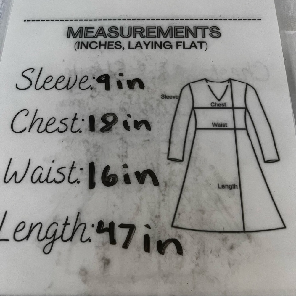 See You Monday Midi Dress  mint green, V-neck A-Line Stretchy Flared Sleeve Sz:M - Picture 15 of 15